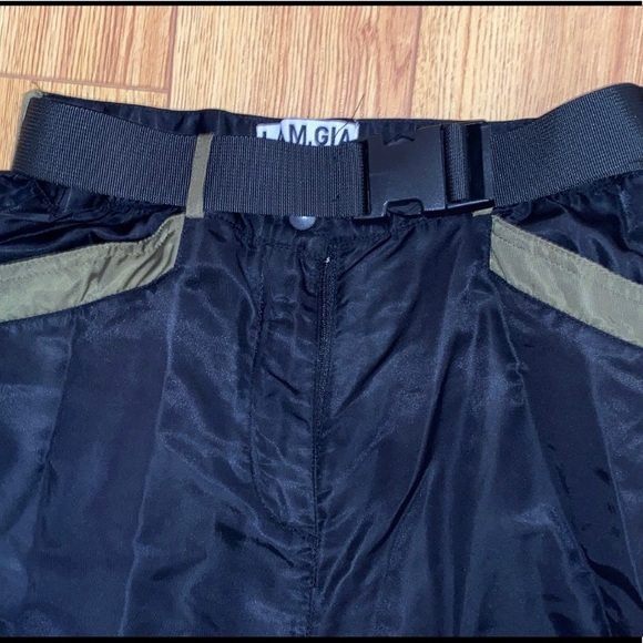 I.AM.GIA CARGO BLACK AND KAHKI PANTS. - Picture 2 of 5
